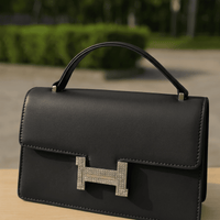 Women Elegant Structured Top-Handle Bag