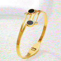 Zircon cuff bangle – elegant sparkling statement bracelet