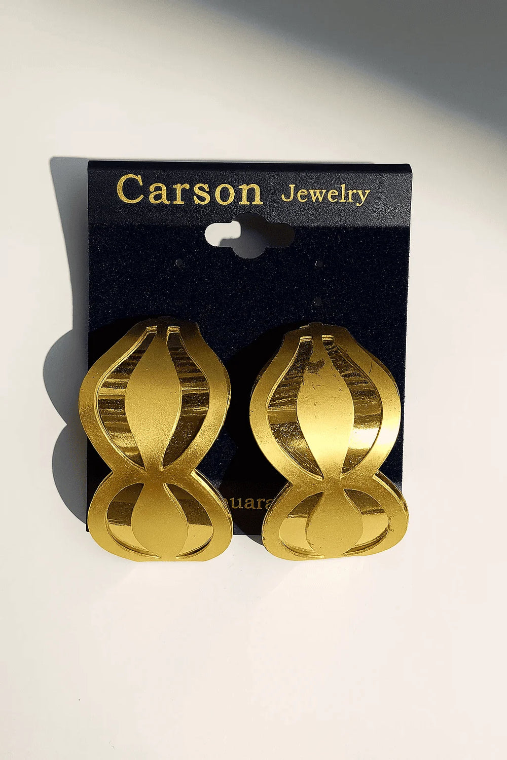 Carson Designer Earrings – Infinity Loop - statement earrings
