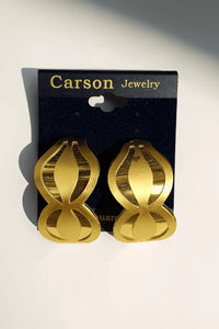 Carson Designer Earrings – Infinity Loop - statement earrings