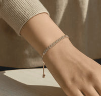 4u Jewelry Cubic Zirconia Bracelet – Classic – Gold finish