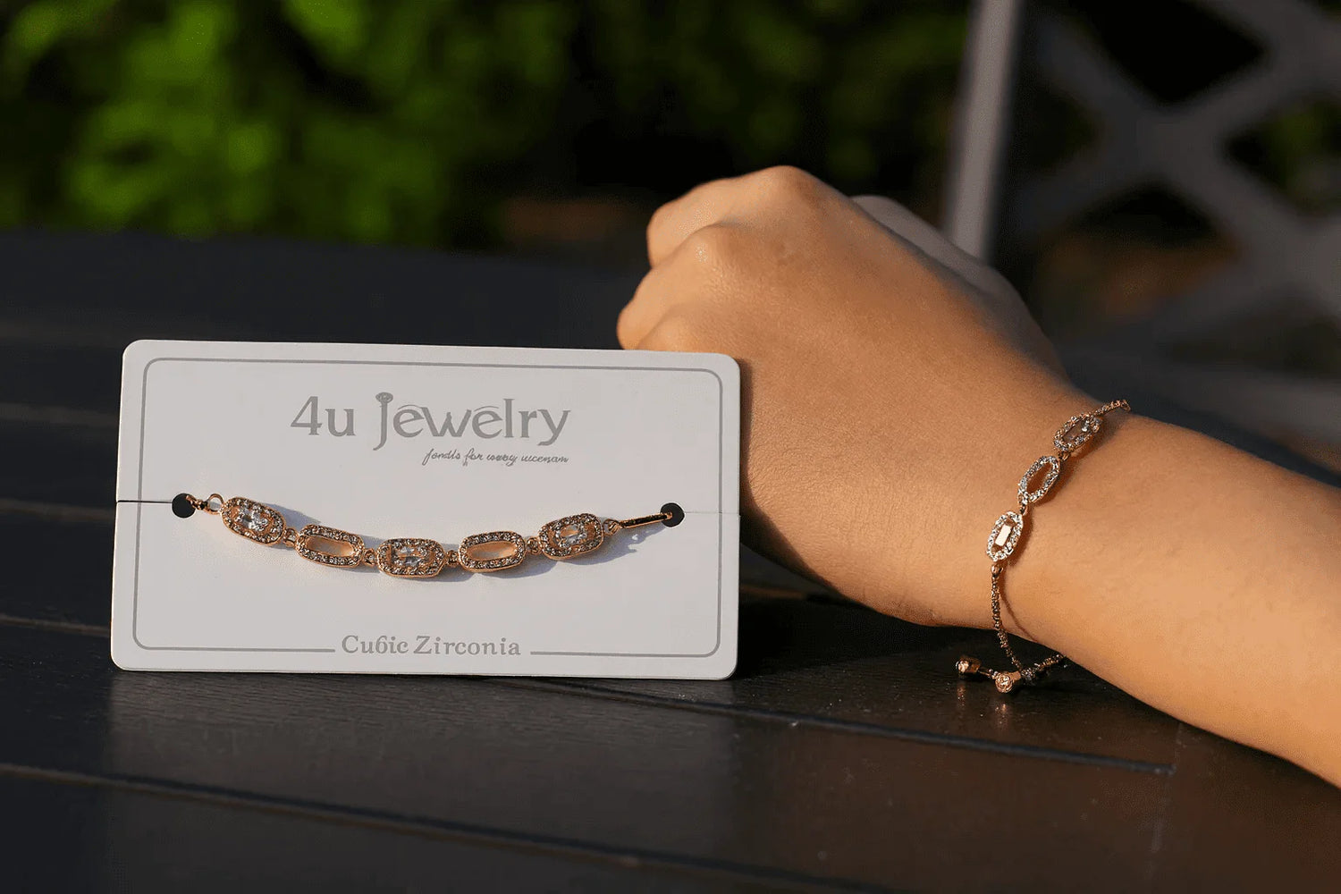4u Jewelry Cubic Zirconia Bracelets – Adjustable Sparkle Bracelet Collection CresTime