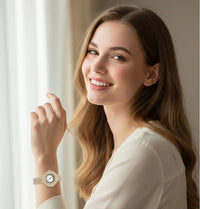 Royal Sunburst Crystal Watch – Women's Crystal Bracelet Watch CresTime